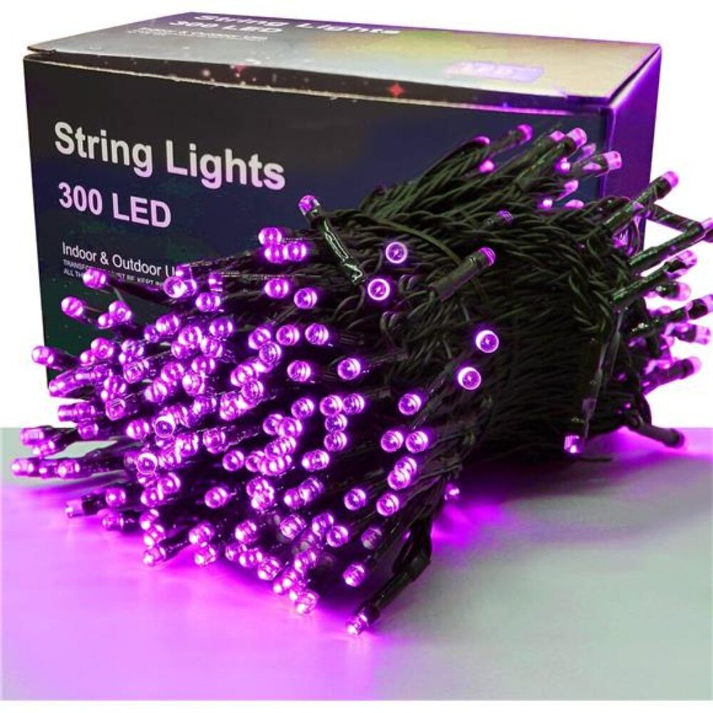 300 LED Halloween Lights, 98.5FT Halloween String Lights with 8 Lighting Modes